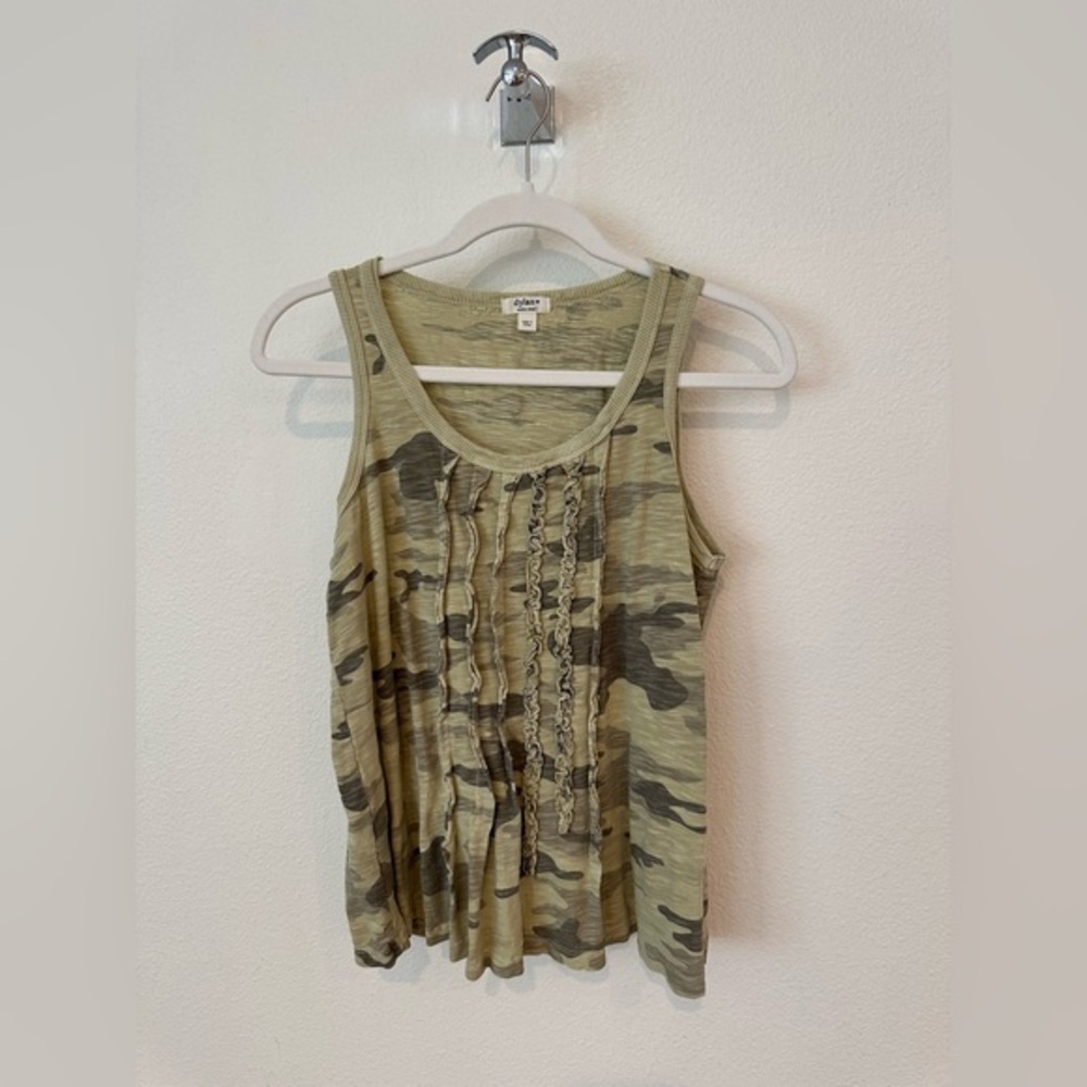 Dylan green Camo tank top